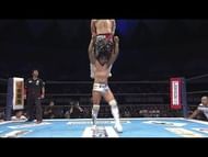Ibushi's hits this move perfectly, and it looks like it hurts like hell